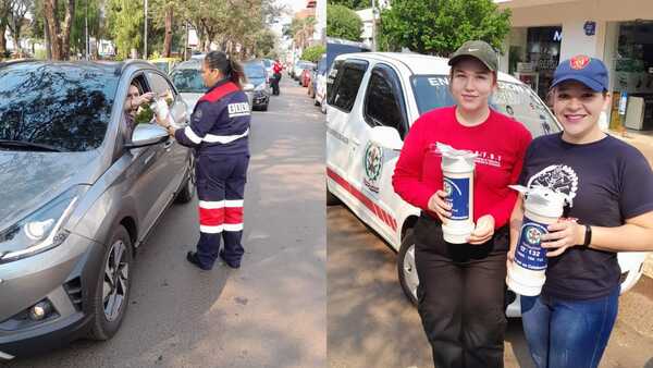 Bomberos Voluntarios de Encarnación inició su colecta anual para financiar Simulador de Incendios