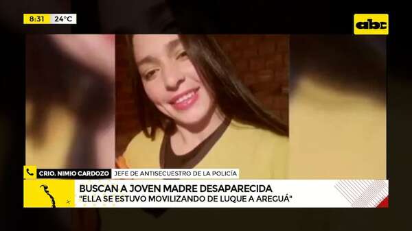 Desesperada búsqueda de una joven madre: envió angustiantes audios a su familia - ABC Noticias - ABC Color