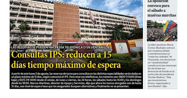 La Nación / LN PM: edición del 2 de agosto