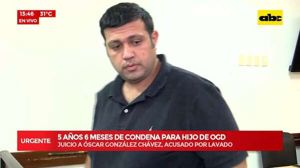 Video: hijo de Oscar González Daher, condenado por lavado y enriquecimiento ilícito - ABC Noticias - ABC Color