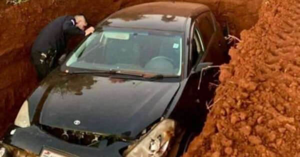 La Nación / Robó un vehículo, pero terminó cayendo en una cuneta en Presidente Franco