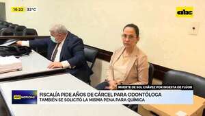 Muerte de Sol Chávez: Fiscalía pide condena de 5 años de cárcel para odontóloga y química  - ABC Noticias - ABC Color