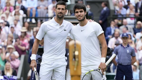 Djokovic-Alcaraz: el finalista más veterano ante el más precoz