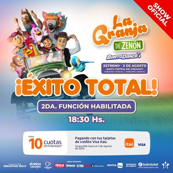 ¡Llega a Paraguay el show oficial de la Granja de Zenon! - Unicanal
