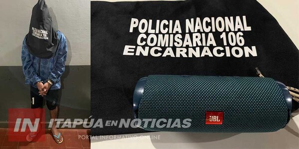 JOVEN CON ARRESTO DOMICILIARIO ES DETENIDO POR SUPUESTO HURTO ENCARNACIÓN - Itapúa Noticias