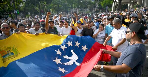La Nación / Venezolanos claman a la ONU que haga respetar su voluntad expresada en las urnas
