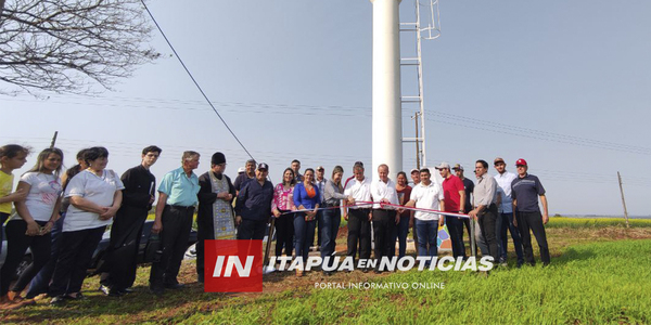 GOBERNACIÓN INAUGURA TANQUE DE AGUA EN BARRIO URU SAPUCAI DE ENCARNACIÓN - Itapúa Noticias