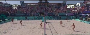 Ante Suiza, en vóley de playa - SNT