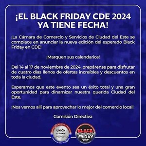 Black Friday CDE 2024 ya tiene fecha marcada: será del 14 al 17 de noviembre | DIARIO PRIMERA PLANA