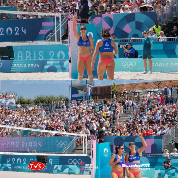 PARAGUAY HACE HISTORIA EN VÓLEY PLAYA EN LOS JUEGOS OLÍMPICOS DE PARÍS 2024 - TVS