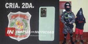 TRAS ROBO DE CELULAR APREHENDEN A PRESUNTO MALVIVIENTE EN ENCARNACIÓN - Itapúa Noticias