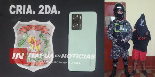 TRAS ROBO DE CELULAR APREHENDEN A PRESUNTO MALVIVIENTE EN ENCARNACIÓN - Itapúa Noticias