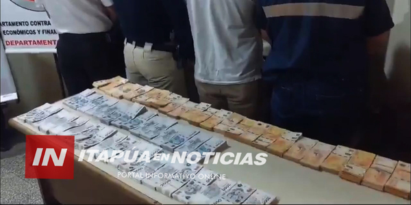INCAUTARON 20.4 MILLONES DE PESOS ARGENTINOS EN LA ADUANA DE ENCARNACIÓN - Itapúa Noticias