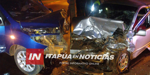 GRAVE COLISIÓN FRONTAL DURANTE ESTA MADRUGADA EN ENCARNACIÓN - Itapúa Noticias