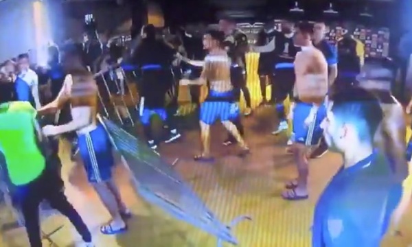 [VIDEO] Saltó video del sarambí que hicieron los curepas luego del partido contra Francia