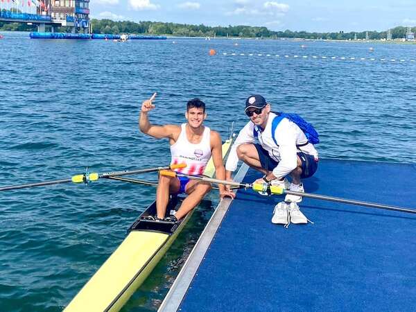 Javier Insfran disputó la Final C y es 17° del remo mundial en los Juegos Olímpicos 2024 - Polideportivo - ABC Color