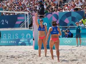 Paraguay cerró con derrota la histórica participación del Vóley de playa en los Juegos Olímpicos 2024 - Polideportivo - ABC Color