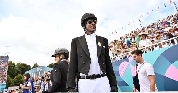 La Nación / Snoop Dogg se disfrazó de jinete para final olímpica