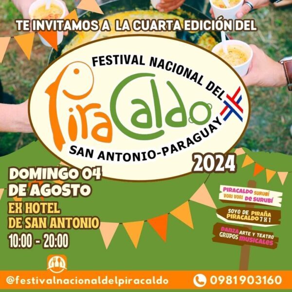 El domingo 4 de agosto se realiza la Cuarta Edición del Pira Caldo en San Antonio - .::Agencia IP::.