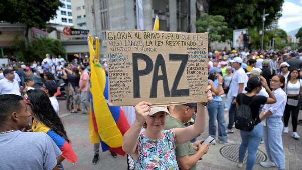 La OEA llama "a la paz" entre las protestas de los venezolanos tras resultados electorales