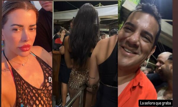 [VIDEO] ¡Mirá lo que grabó Marly Figueredo frente a su marido!