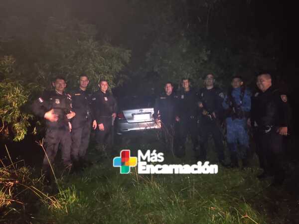 Policía recupera vehículo robado por grupo armado en Gral. Delgado
