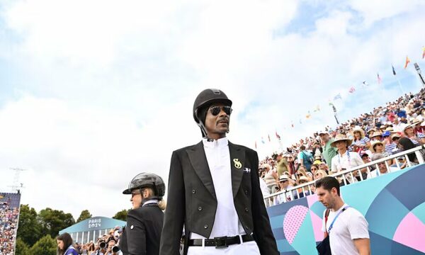 Snoop Dogg se disfrazó de jinete para final olímpica