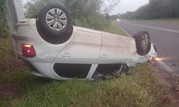 Médico se accidenta en trayecto a Itakyry