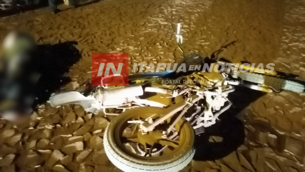 MOTOCICLISTAS FUERON ATROPELLADOS Y ABANDONADOS EN ITAPÚA POTY - Itapúa Noticias