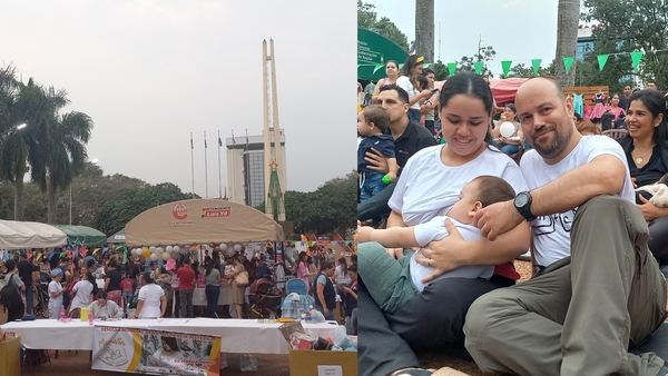 Éxito total la Expo Feria Maternal y Mamatón en Encarnación por la Semana Mundial de la Lactancia Materna