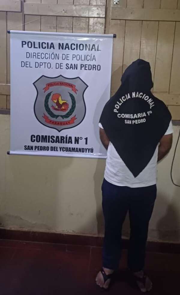 Detienen en San Pedro a un hombre por incumplir el deber alimentario - Nacionales - ABC Color