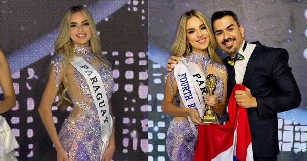 La Nación / ¡Belleza guaraní! Neyde Saiz se ubicó entre las 5 mejores de Miss Teen Mundial