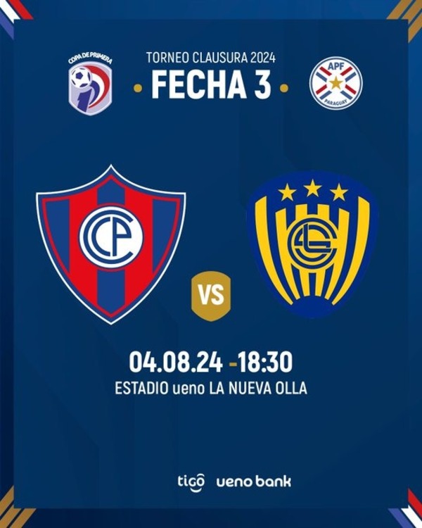 Copa de Primera: Cerro Porteño vs. Sp. Luqueño se verán las caras en barrio Obrero - ADN Digital