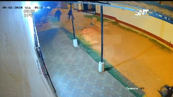Captan el robo de una moto - SNT