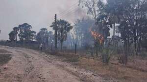 Fuerte Olimpo: logran controlar algunos focos pero siguen los incendios - Nacionales - ABC Color