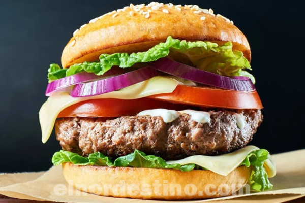 Sana y Rica: Espectacular hamburguesa de lomo con queso provolone y cebolla frita, para los amantes de la carne - El Nordestino