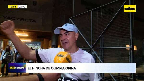 Video: el hincha de Olimpia opina tras el triunfo - ABC Noticias - ABC Color