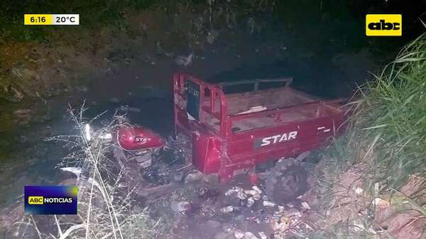 Capiatá: menor fallece tras caer motocarro en un arroyo - ABC Noticias - ABC Color