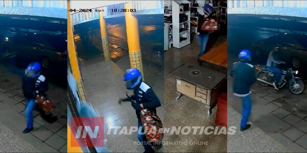 HURTARON DINERO Y UN CELULAR DE LOCAL COMERCIAL EN ENCARNACIÓN - Itapúa Noticias
