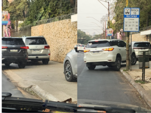 Reunión en casa de Vierci: muy preocupados por estacionar en la vereda