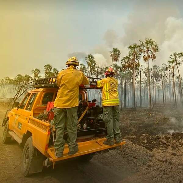 Incendios en el Chaco: así está la situación en Alto Paraguay, según bomberos - Nacionales - ABC Color