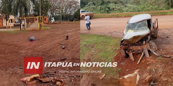 ACCIDENTE DE TRÁNSITO SE COBRÓ LA VIDA DE UN HOMBRE EN SAN RAFAEL DEL PNÁ. - Itapúa Noticias
