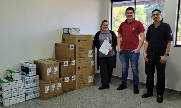 Fiscalía de Alto Paraná recibe equipos informáticos y acondicionadores de aire
