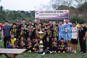 El 14 de Mayo FBC es tricampeón de la Liga Yegreña de Fútbol - Fútbol de Ascenso de Paraguay - ABC Color