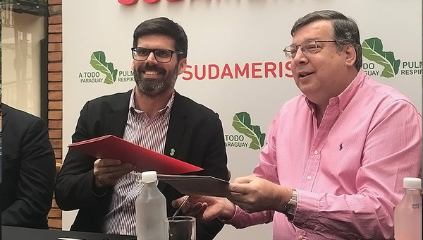 Sudameris firma alianza con A Todo Pulmón Paraguay Respira para los próximos tres años