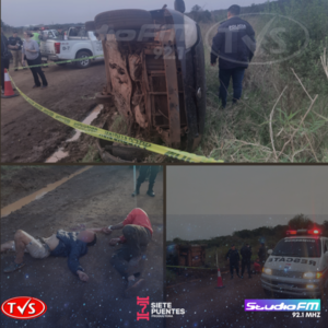 APREHENDEN A DOS PERSONAS Y RECUPERAN VEHÍCULO HURTADO EN ENCARNACIÓN - TVS