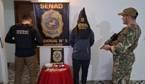 SENAD detiene a encargado de proveer drogas a focos de microtráfico en Caaguazú