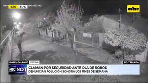 Video: Vecinos claman por seguridad ante ola de robos    - ABC Noticias - ABC Color