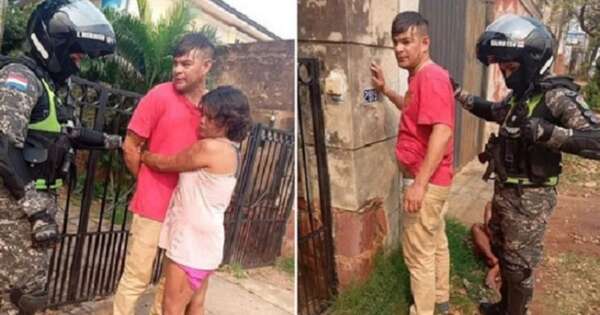 Diario HOY | Quiso evitar que su novio sea detenido, pese a que la estaba golpeando en la calle