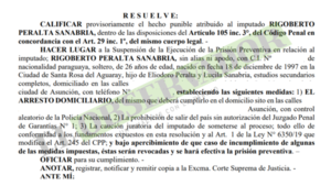 Arresto domiciliario para guardia imputado por matar a presunto delincuente